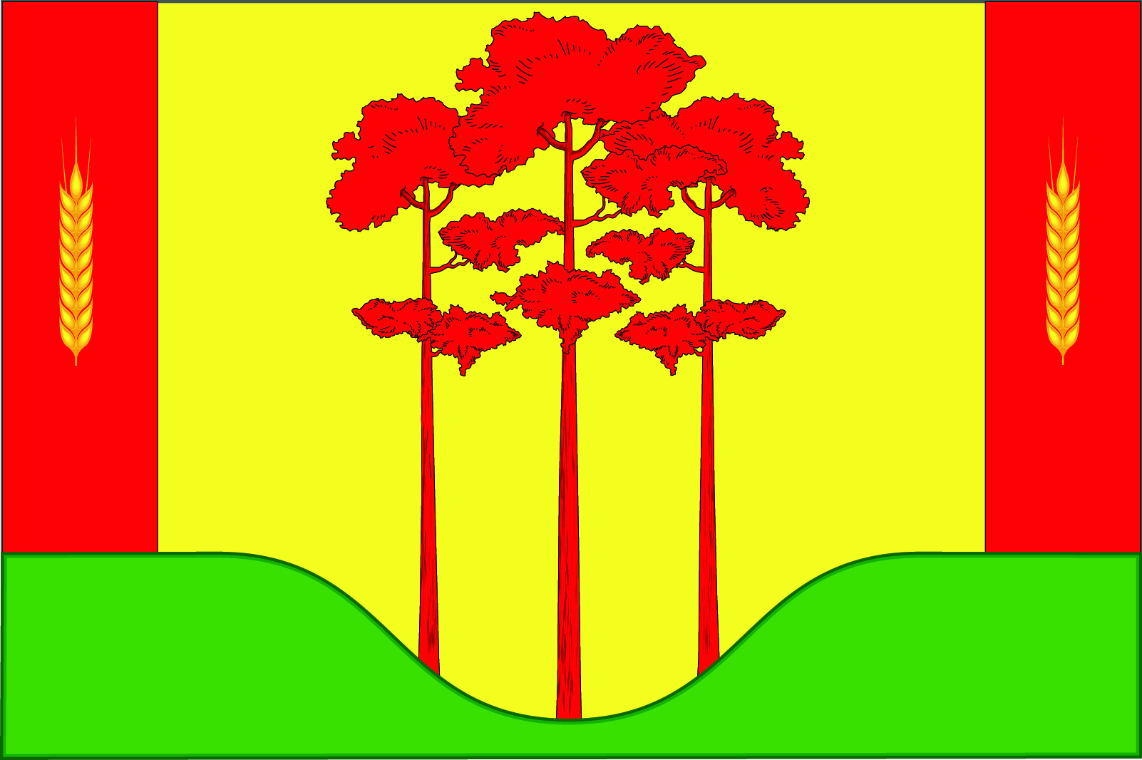 Флаг муниципального образования &amp;quot;Красноборское сельское поселение&amp;quot;.
